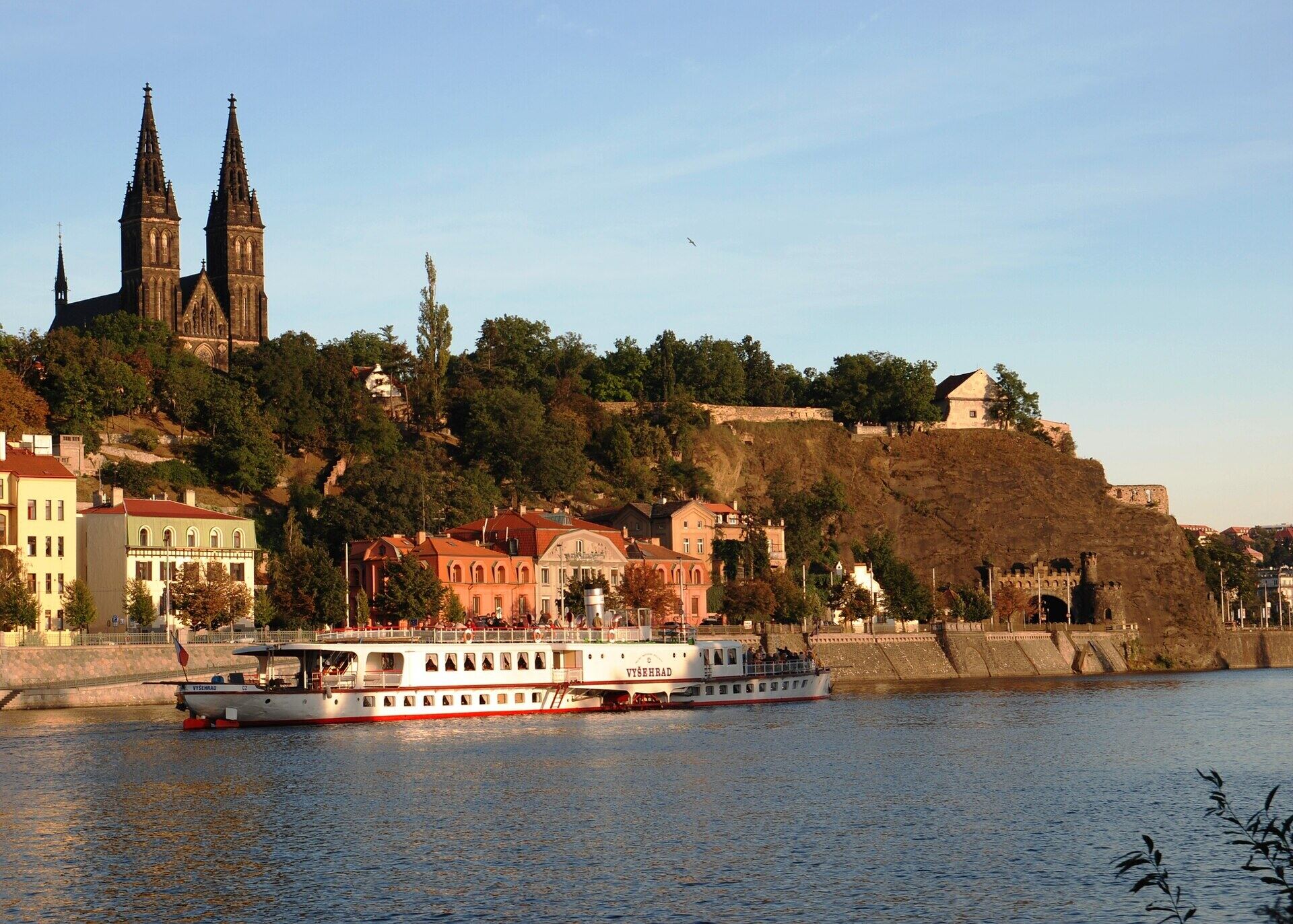 A steamboat on the Vltava